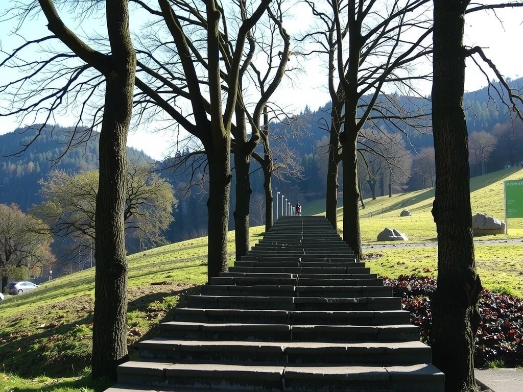 Wege am Mönchsberg in Salzburg